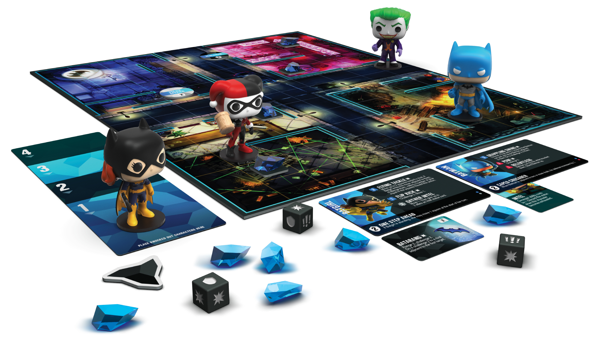 Funko is working to expand its product line and introduced a new series of board games, including one with a Batman theme, at San Diego's Comic-Con in July 2019. Image Source: Funko