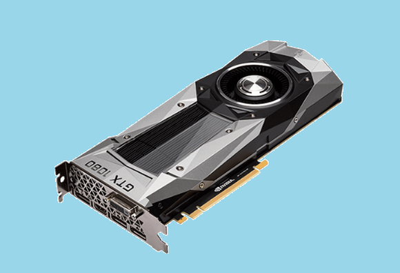 An NVIDIA graphics card.