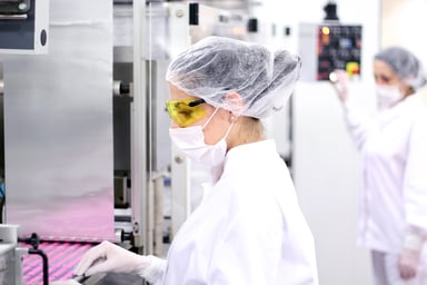 technician in drug factory