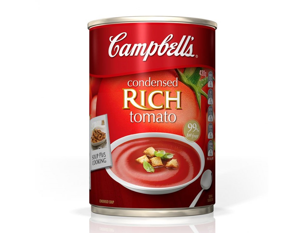 A can of soup.
