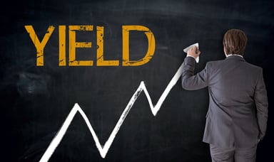 Yield on chalkboard