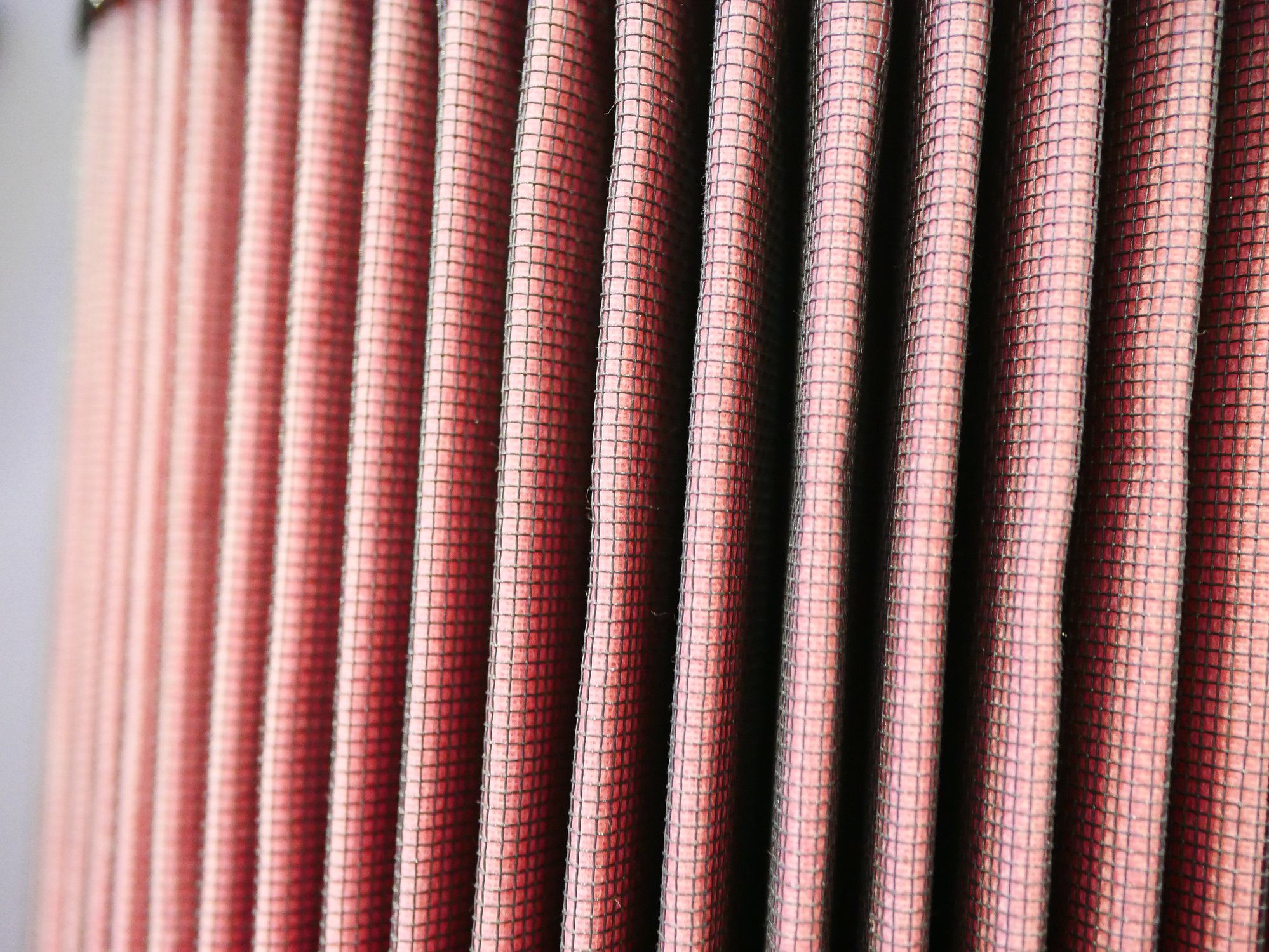 Close-up of an industrial filtration membrane.
