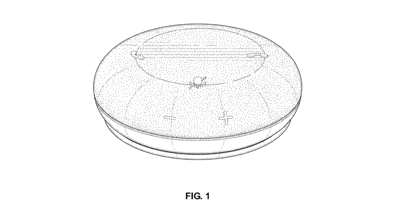Illustration of a smart speaker