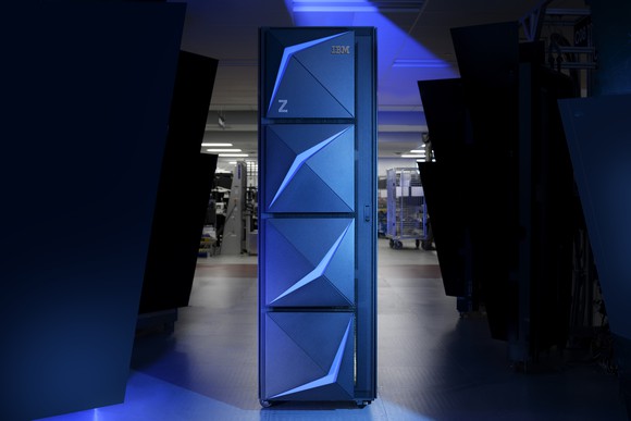 IBM z15 mainframe system.