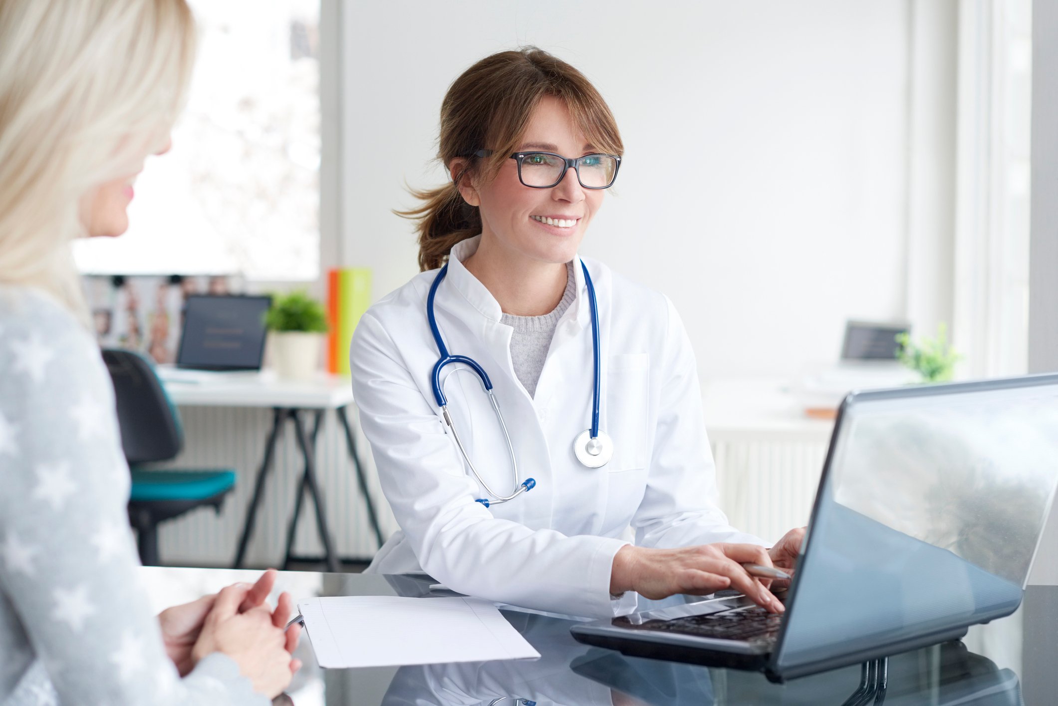 Doctor and patient 