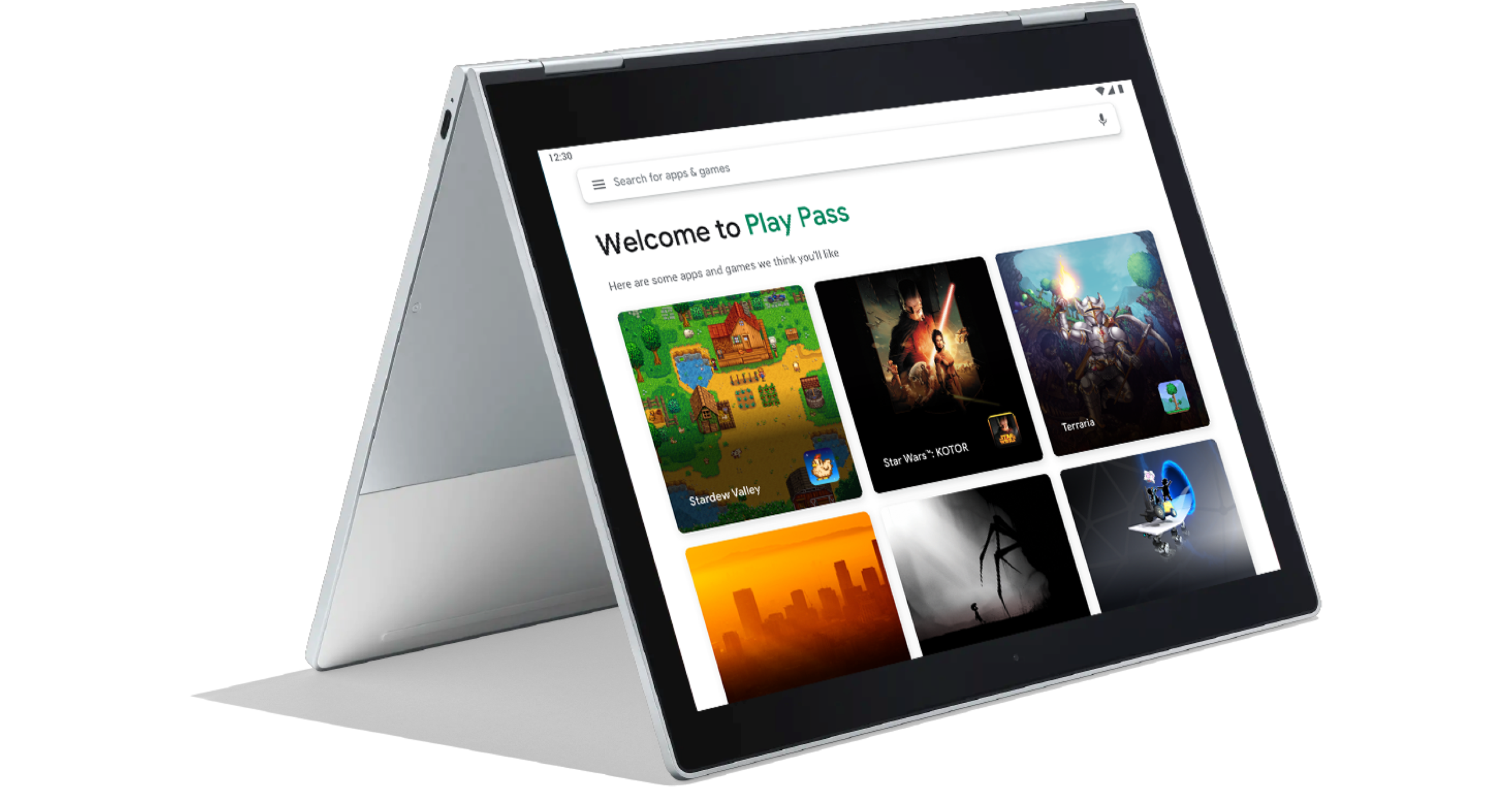 Google Play Pass on a Pixelbook