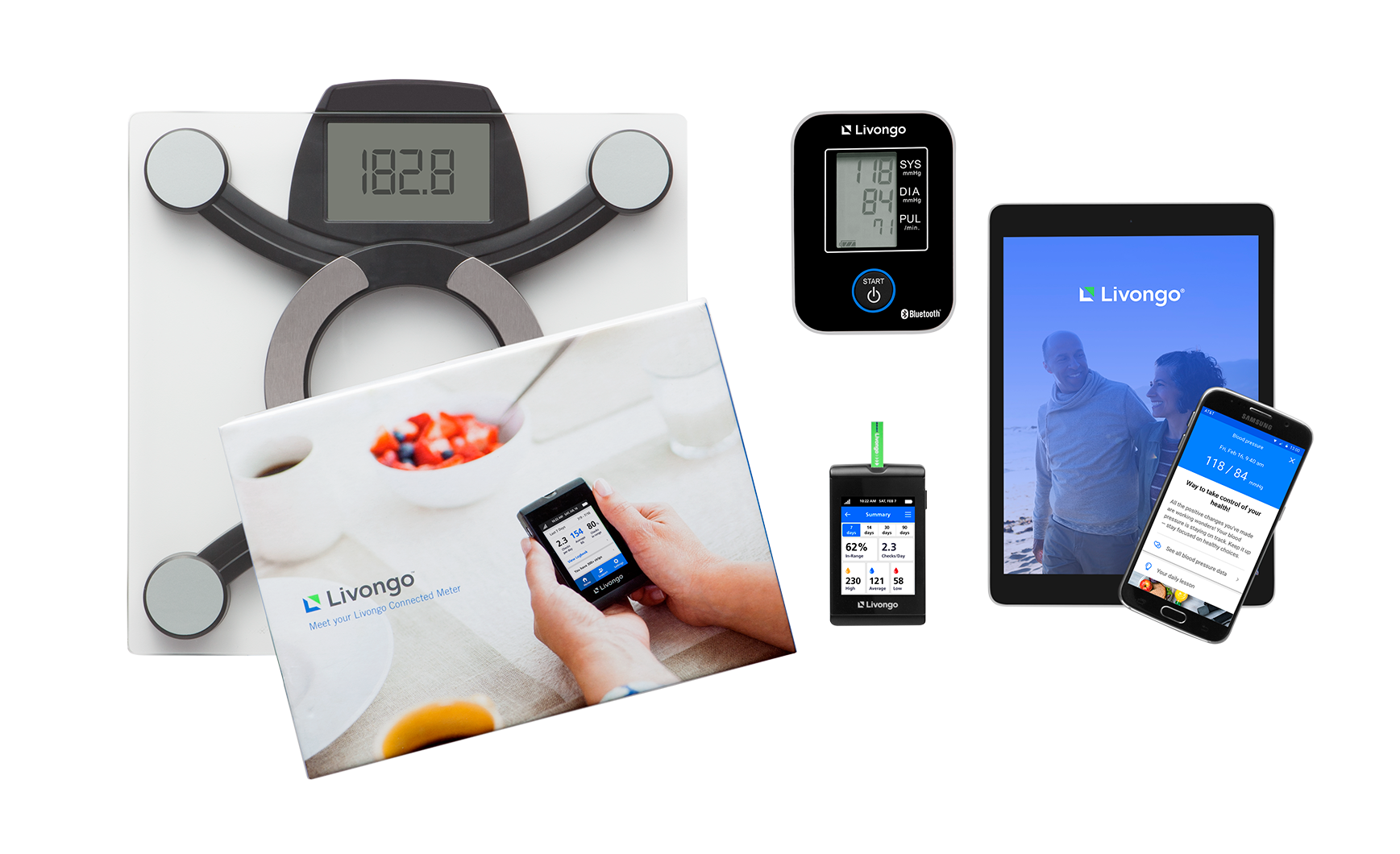 Livongo's suite of tools for chronic condition management.