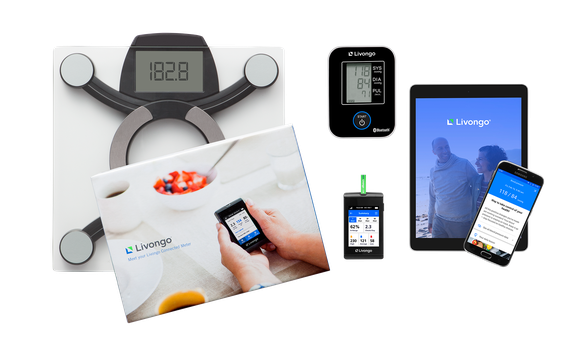 Livongo's suite of tools for chronic condition management.
