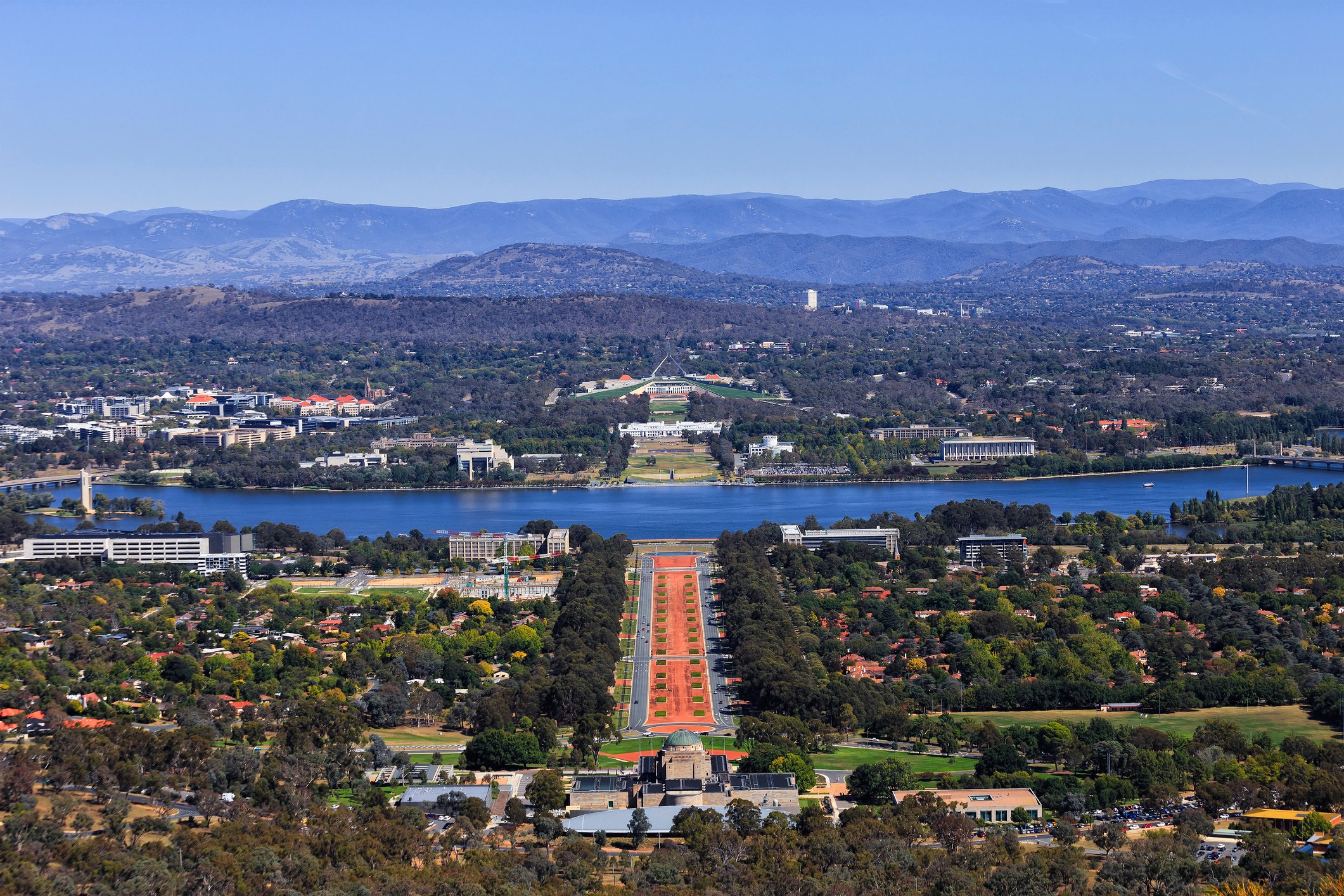 City view of Canberra, Australia