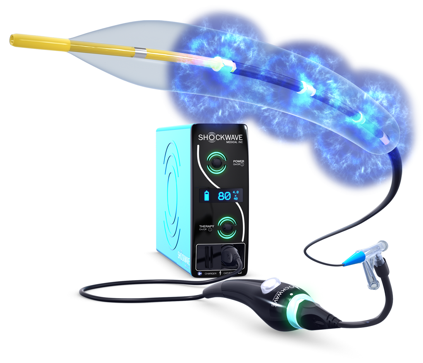 Intravascular lithotripsy device