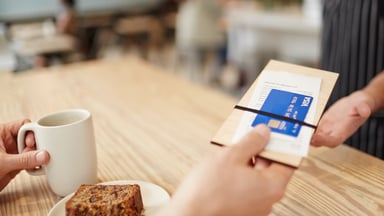 Paying with a Visa card