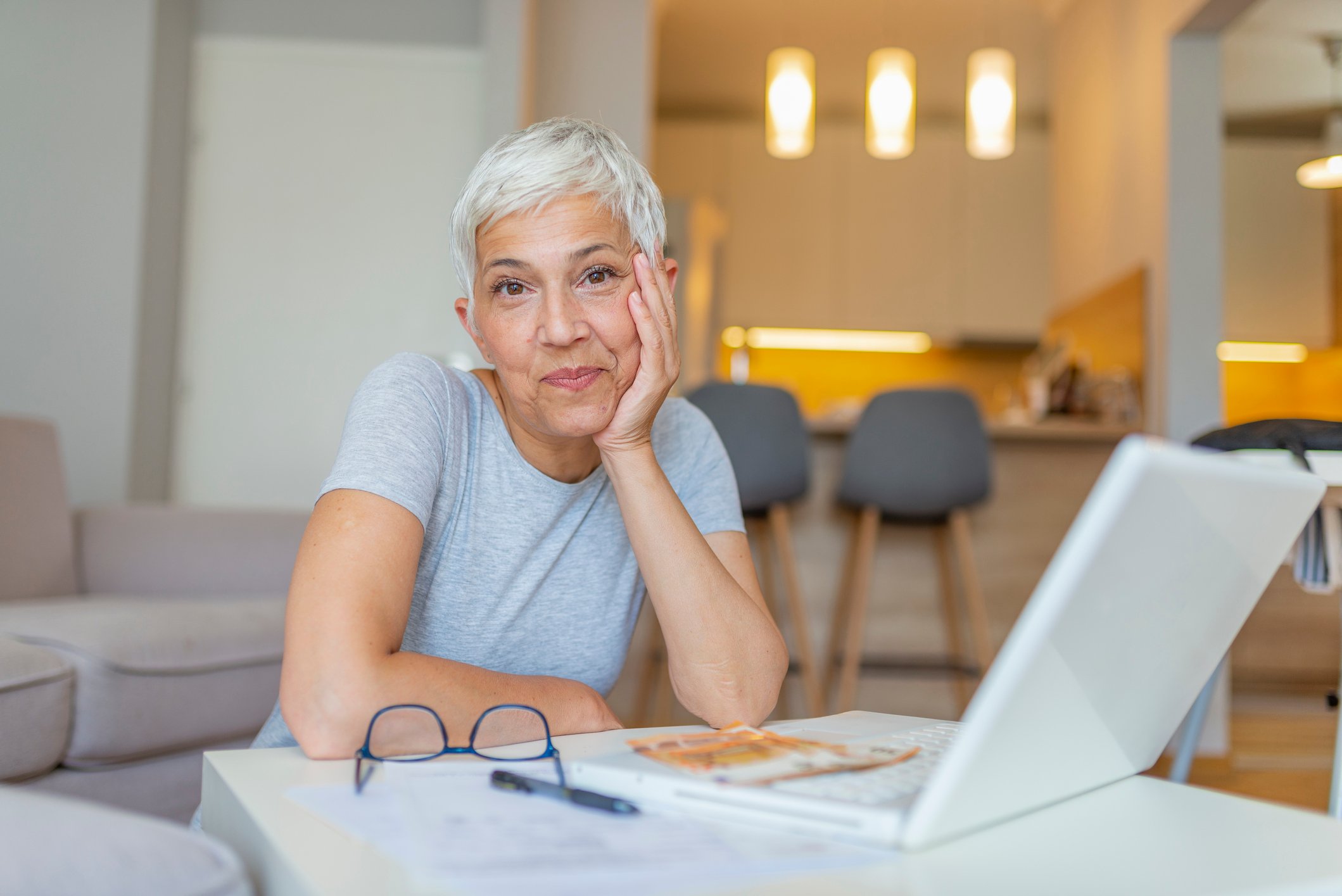 older woman computer getty