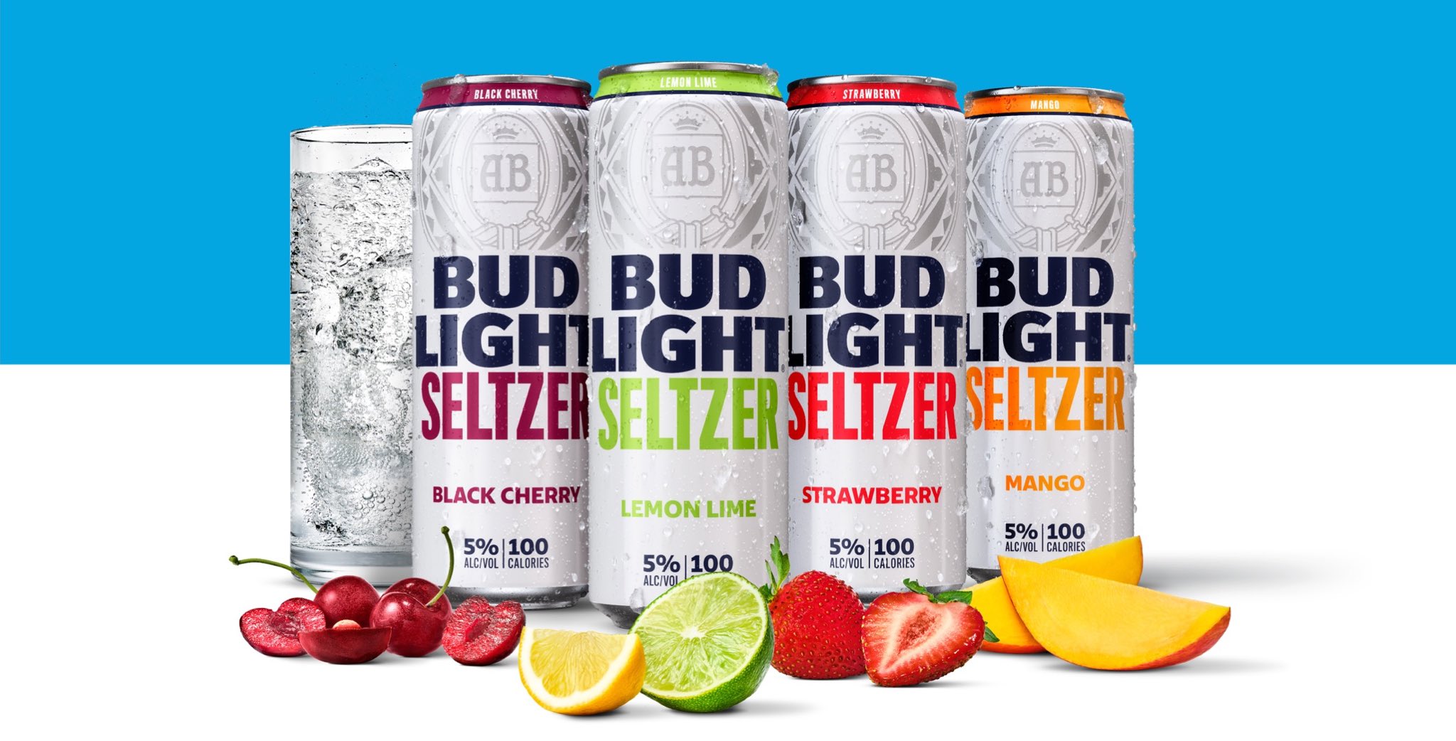 Cans of Bud Light Seltzer