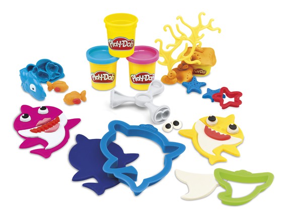 A Play-Doh set with Baby Shark theme
