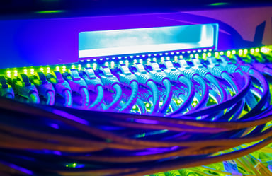 Ethernet Network Switch Switching Cables Plug In