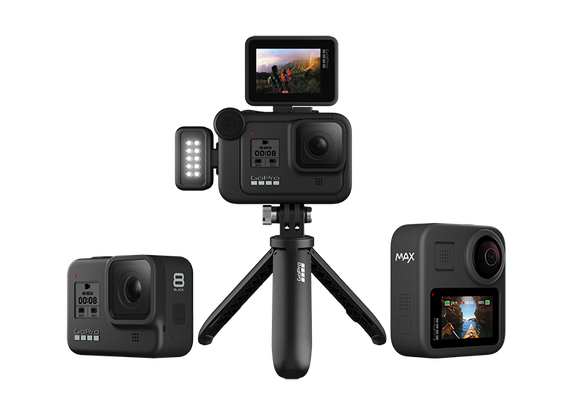 GoPro HERO8 with mods. 