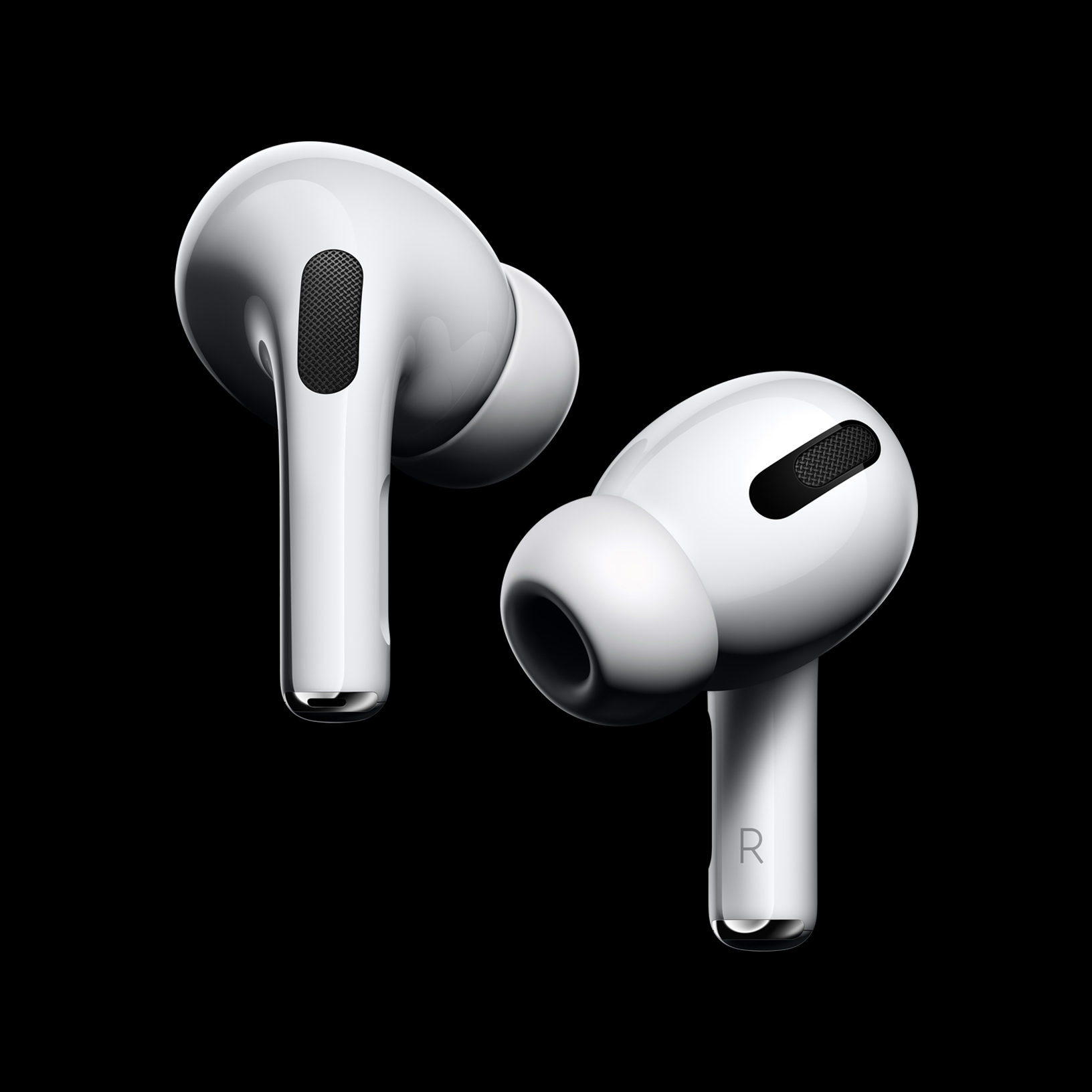A pair of Apple's AirPods Pro.