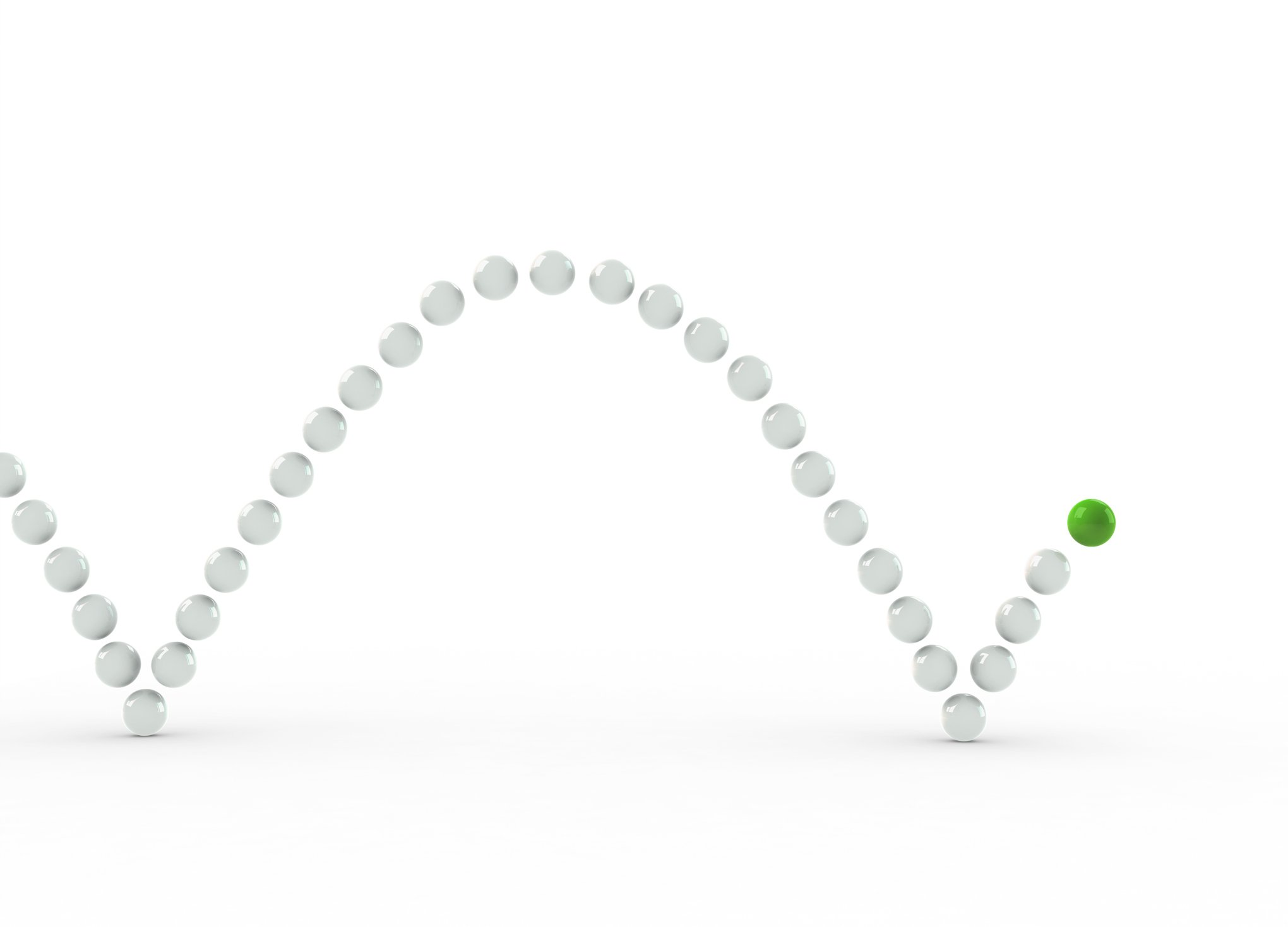 Bouncing tennis ball