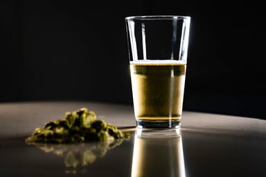 Cannabis drinks - GettyImages-1137392546