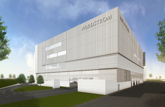 A mock-up of the new Nordstrom store Norwalk, CT