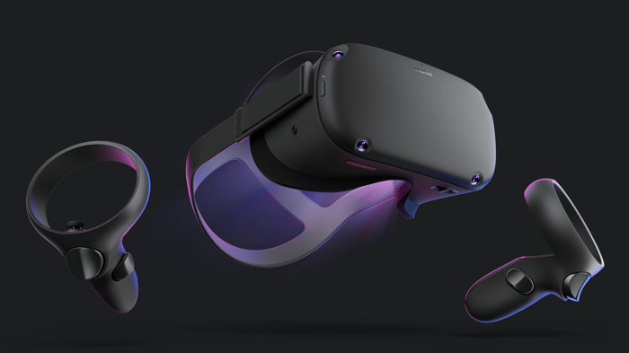 Oculus Quest with controllers