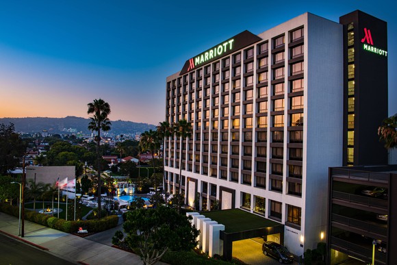Marriott hotel exterior