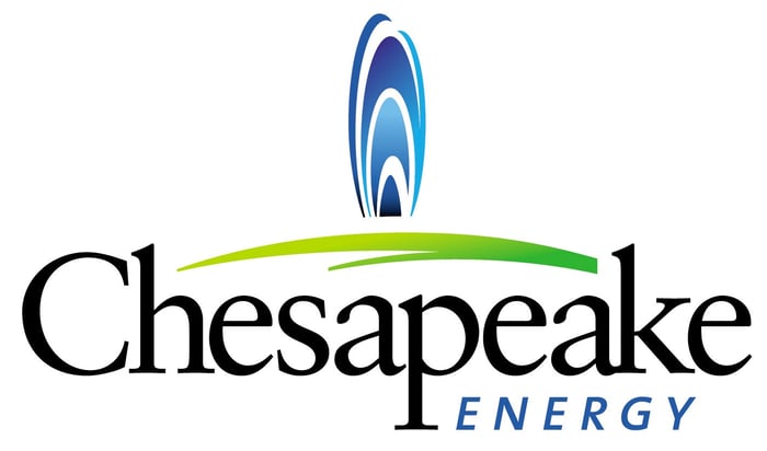 Chesapeake Energy logo in green and blue.