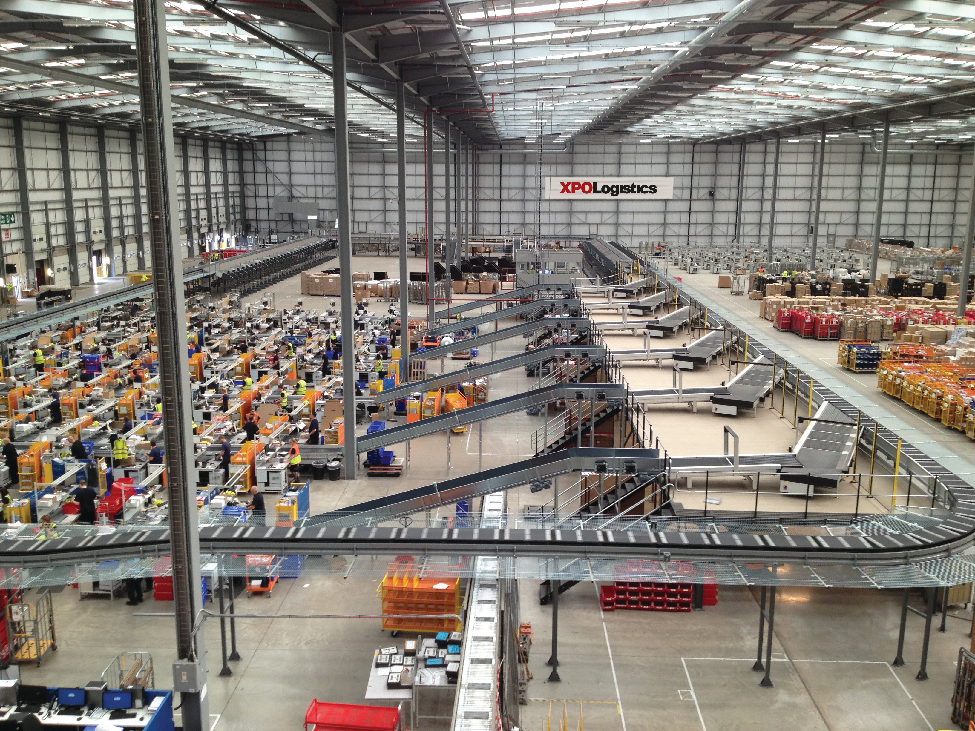 A automated supply chain facility. 