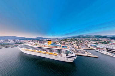 A Carnival ship in Nagasaki port