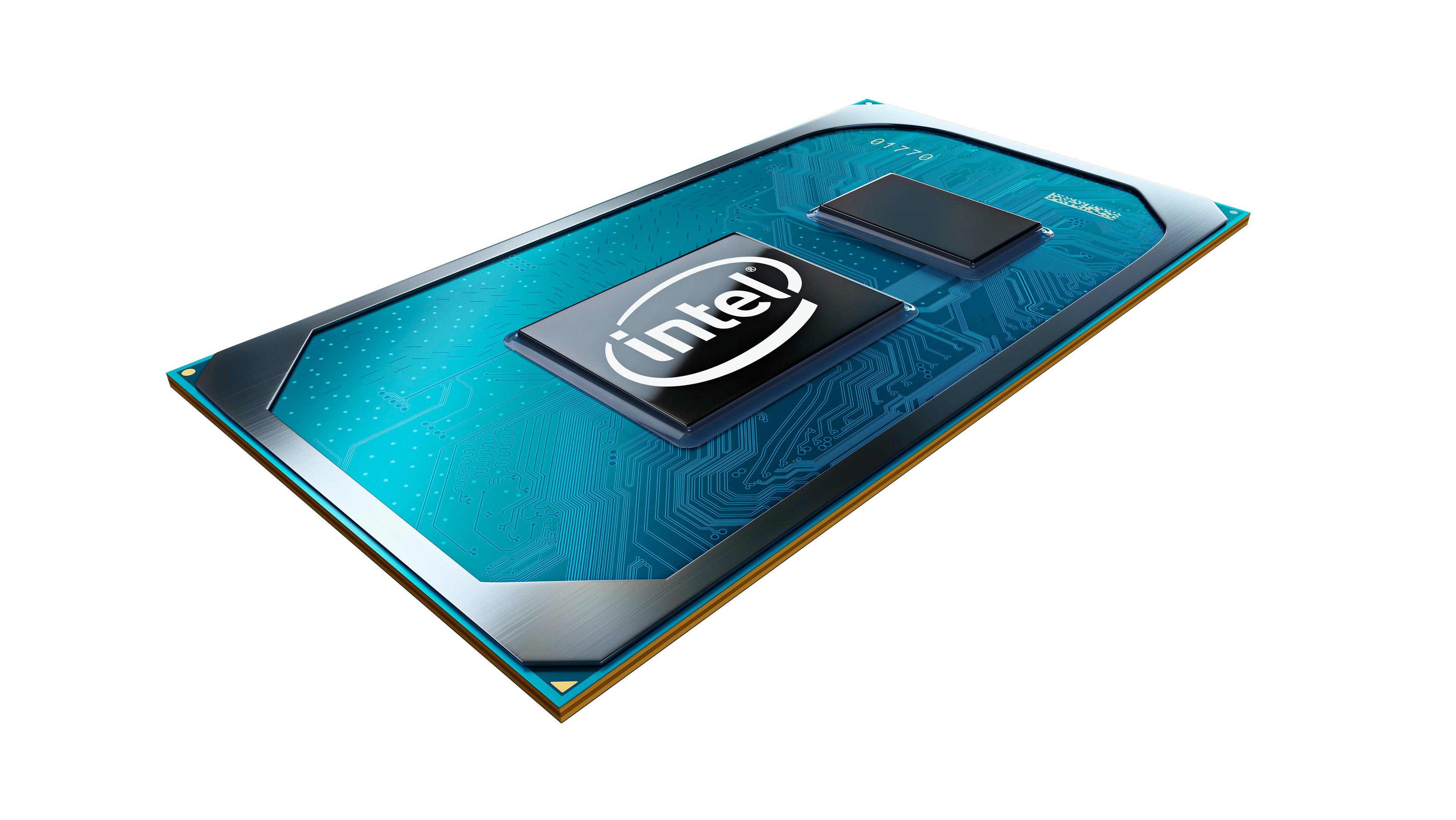 An Intel Tiger Lake chip.