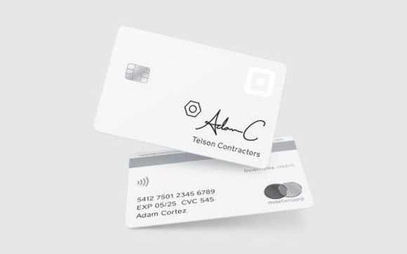 A rendering of the Square Card.