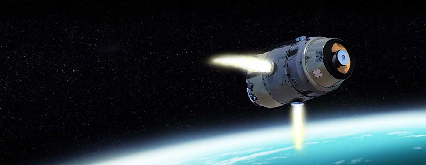 Raytheon space technology.