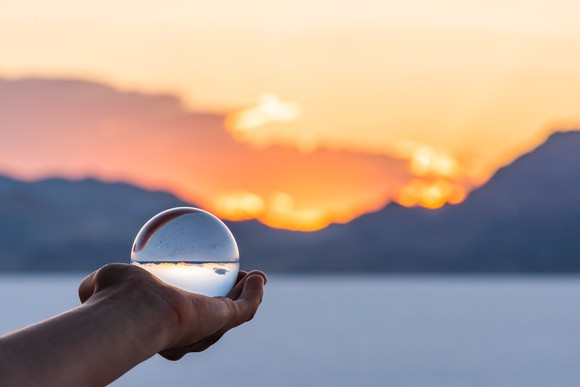 A crystal ball.