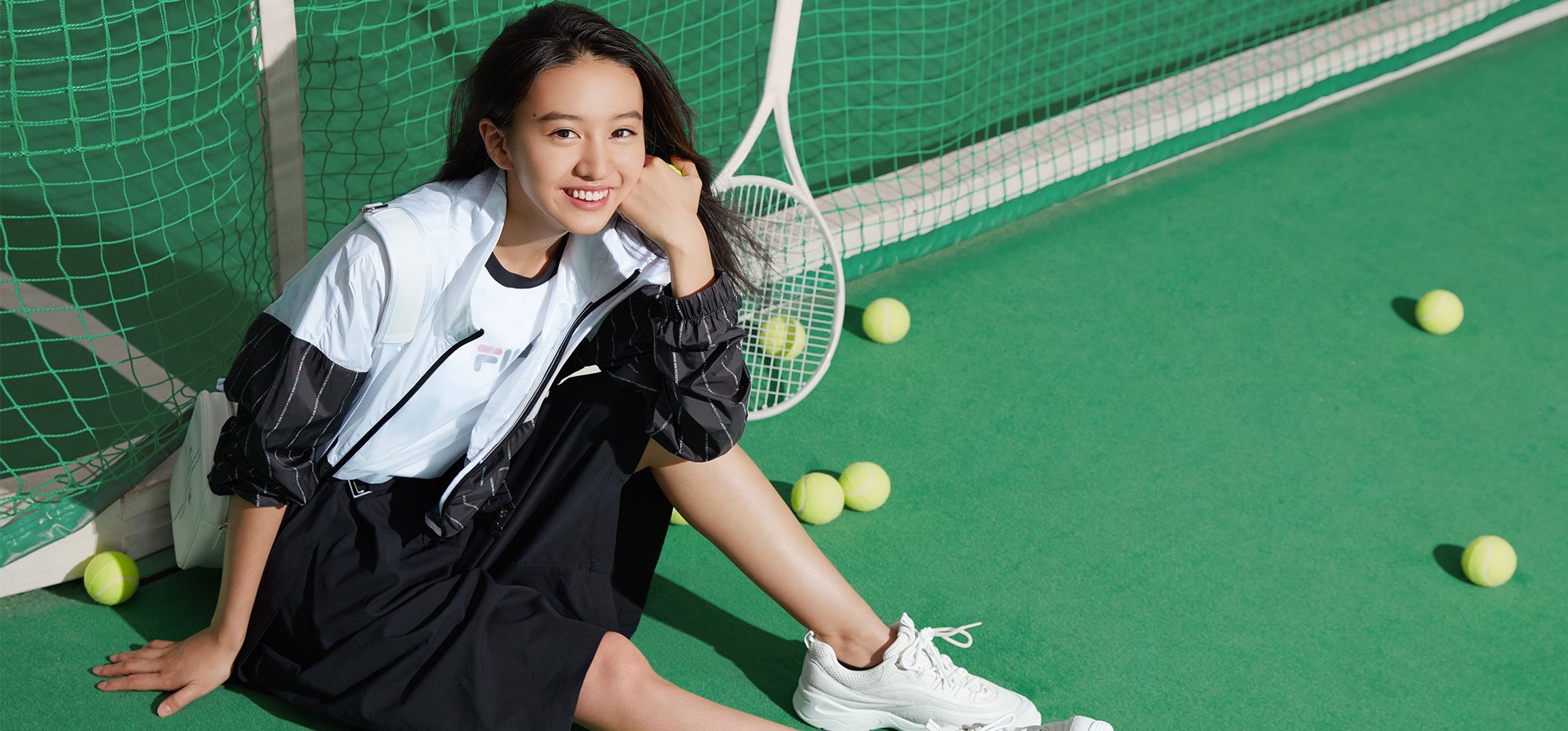 A FILA ad campaign in China.