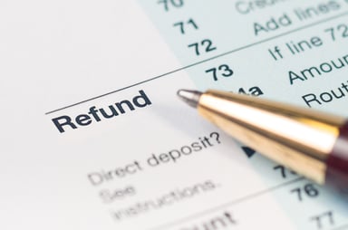 refund line on tax form_GettyImages-607483756