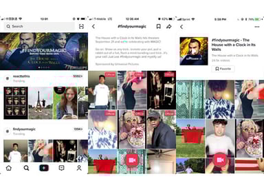 Universal Pictures TikTok ad