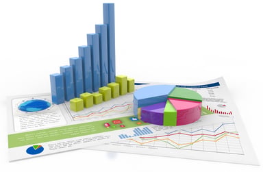 pie chart bar chart graphic