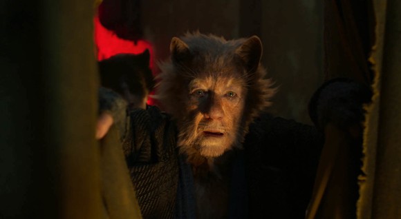Sir Ian McKellen as Gus, the Theatrical Cat, from NBCUniversal's Cats.