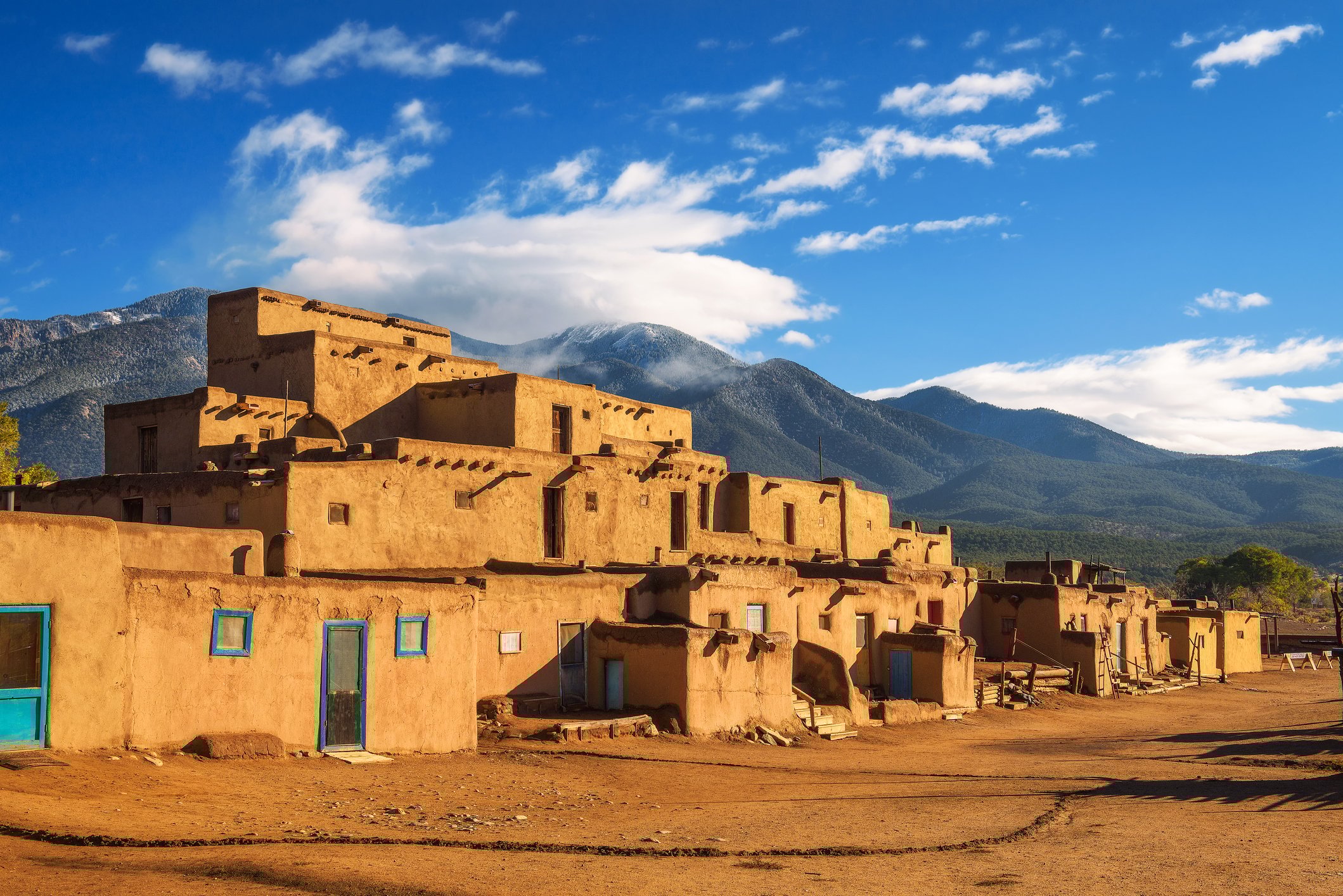 Taos Pueblo in New Mexico.