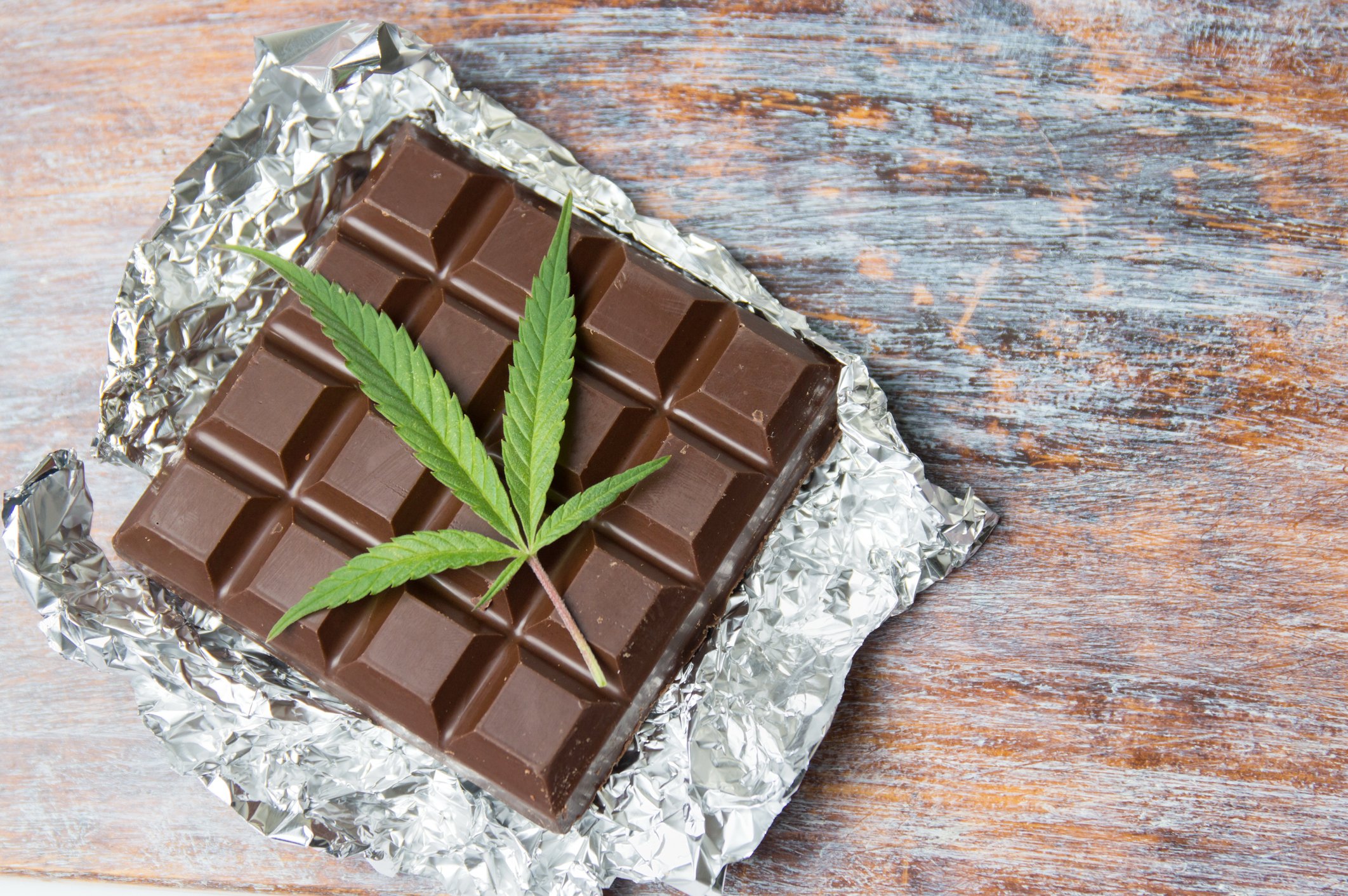 Cannabis chocolate.