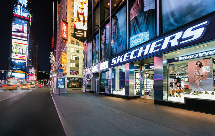 Skechers' store in Times Square