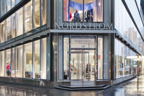 Nordstrom men's store in NYC