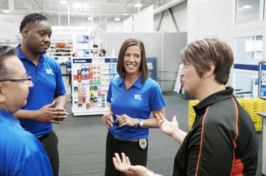 CEO Corrie Barry with Best Buy Staff IS Best Buy