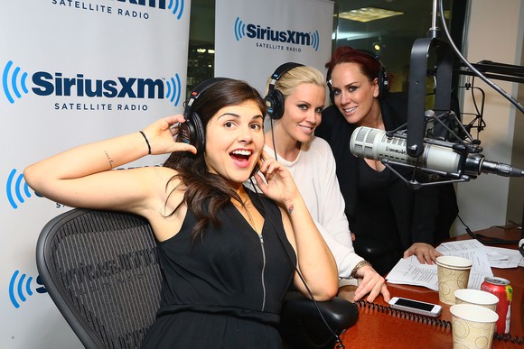 Melissa McCarthy and friends on her Sirius XM radio show.