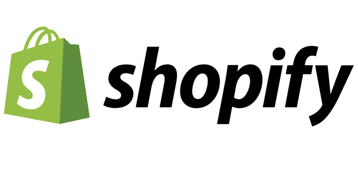 Shopify logo of green bag with S on it.