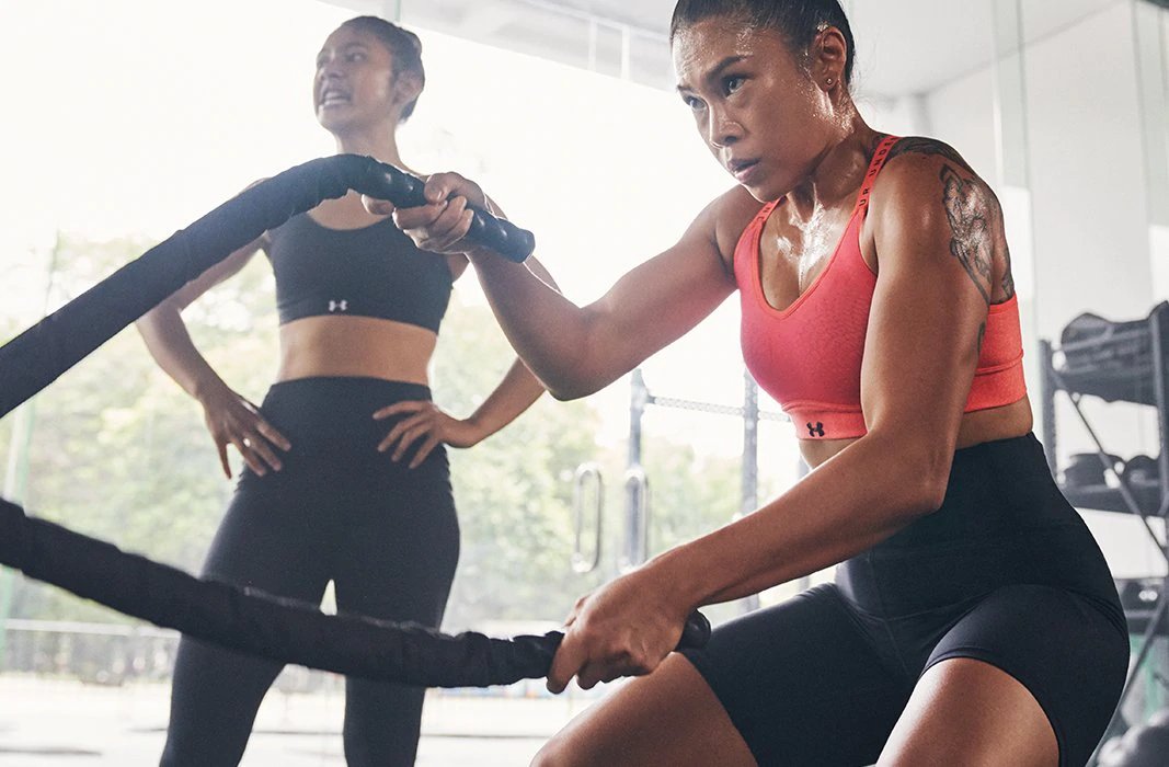 An Under Armour ad campaign.