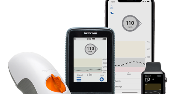 DexCom continuous glucose monitoring apps and devices