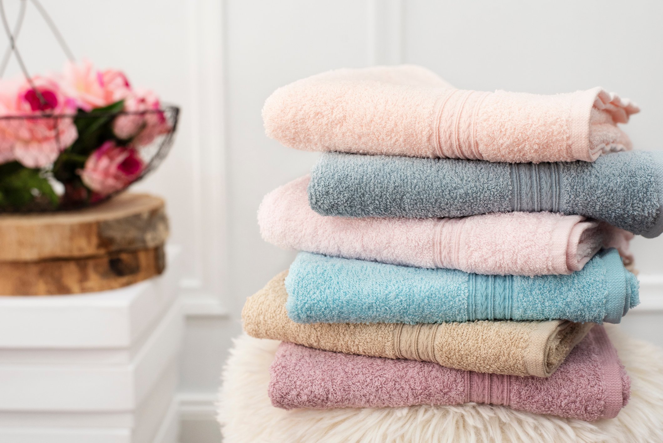 Stack of towels