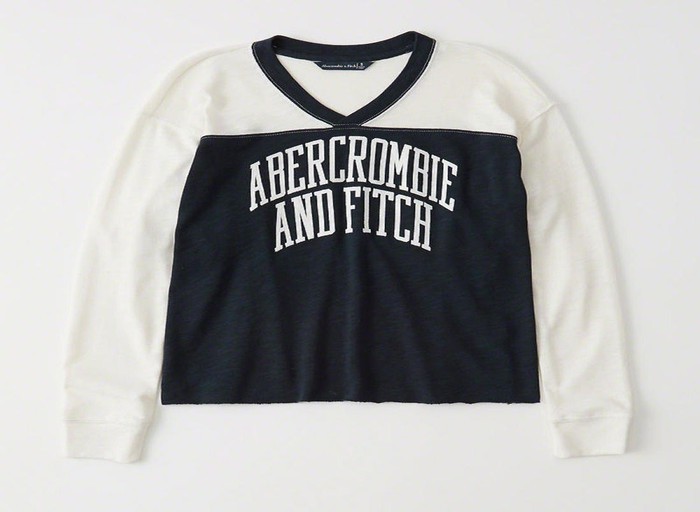 Abercrombie top with logo