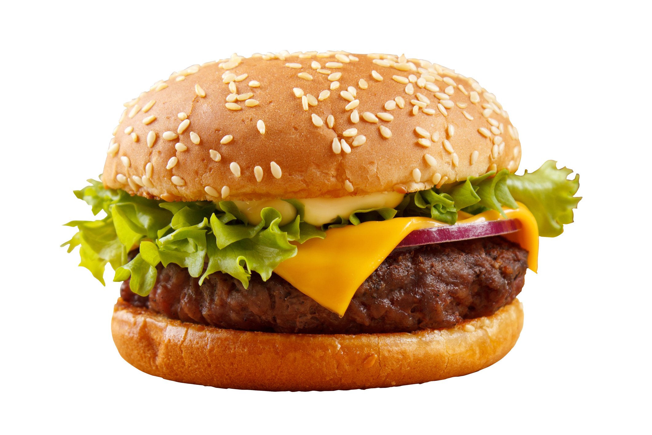 Photograph of hamburger